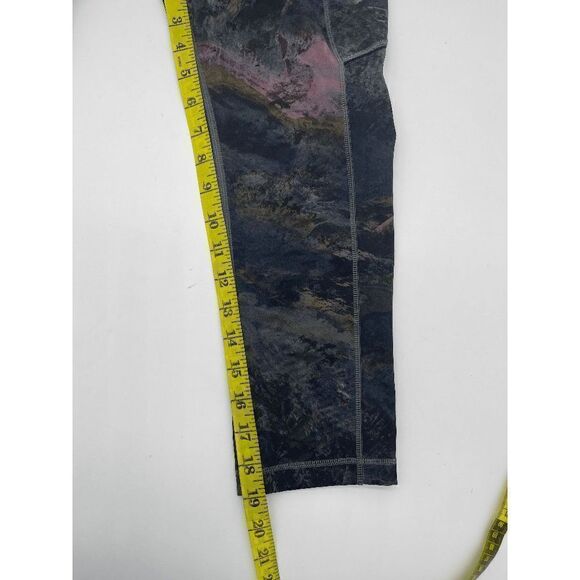Lululemon Leggings New Like Capri Sz 4 Tie Die - Picture 4 of 9